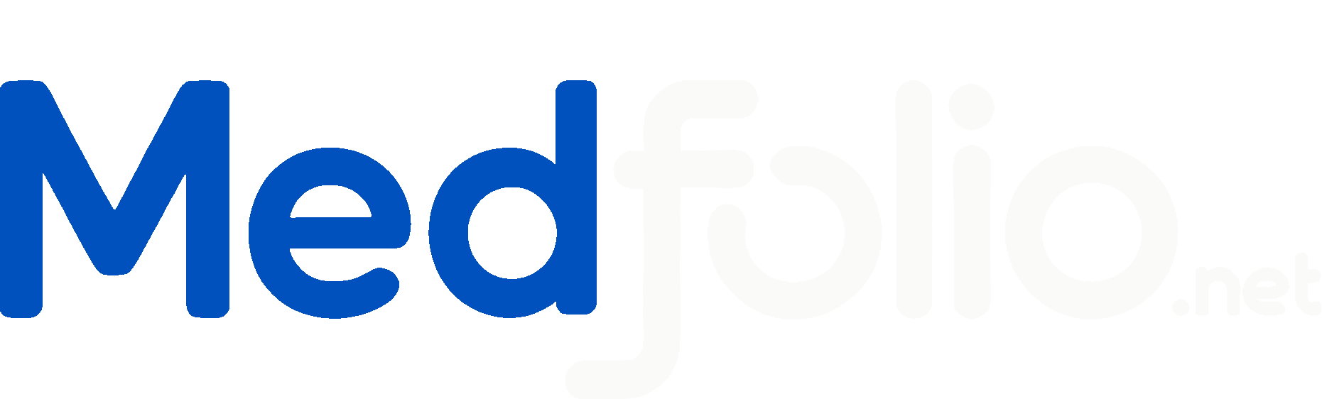 medfolio new logo WHITE